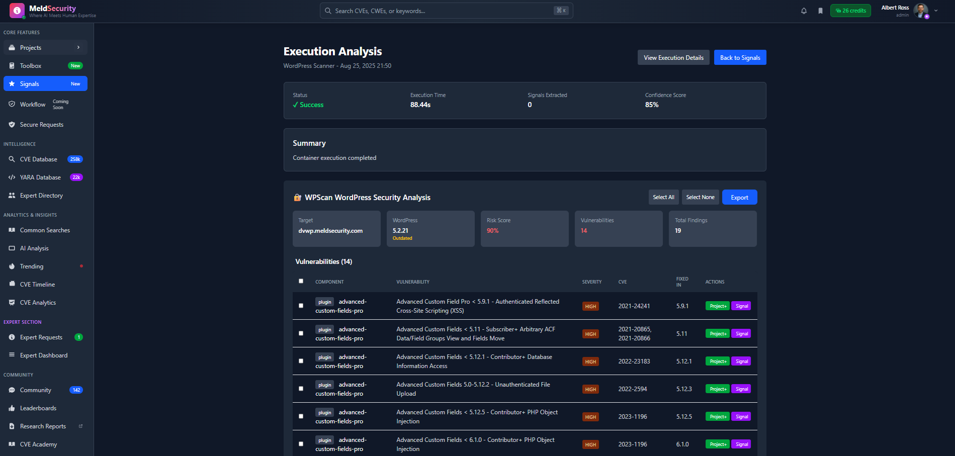 Security Scan Results